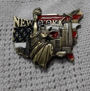 New York Metal Ref Magnet